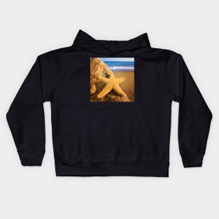 Starfish on Stone Kids Hoodie